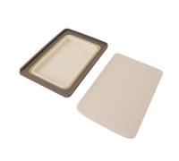 Glomora 2 en 1 Tapa de plato de tablero de corte plegable, fregadero de campamento portátil de plegamiento portátil que ahorra espacio multifunción para picnic para picnic (Khaki)