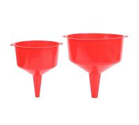 Glomora 2 Piezas Embudo de plástico Juego de Embudo de Cocina Multiusos de Boca Ancha de 2 L y 4 L para Llenado de Botellas de Transferencia de Líquidos