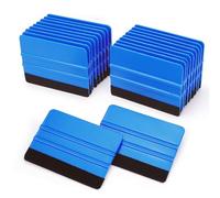 Glomora 20 Piezas Espátula Vinilo,con Gamuza Suave del Fieltro,Espátula para rotulación Abrigo del Vinilo Herramienta,para Alisar la Envoltura de Vinilo del Coche película de Tinte para Ventanas