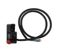 Glomora 22 mm motocicleta izquierda 7/8 pulgada interruptor de manillar 3 en 1 señal de giro de bocina