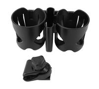 Glomora 3 in 1 Stroller Cup Holder with Phone Holder 360 Degree Rotatable Universal Wheelchair Cup Holder for Walker Grocery Cart