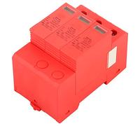 Glomora 3P 3.0KV DC Protector de energía pararrayos - Dispositivo de protección contra sobretensión para Equipos industriales de telecomunicaciones solares fotovoltaicos, Montaje (3p20ka)