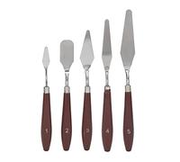 GLOMORA 5 PCS Spátulas de cera pastel multifunción Freing Spatula Mezcla Rasta para decorar hornear