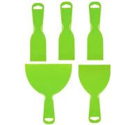 Glomora 5 raspadores de plástico, herramienta raspadora de diseño de 45 grados para limpieza de papel tapiz de pintura de pared, 2 pulgadas, 4 pulgadas, 6 pulgadas