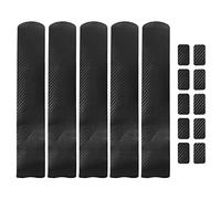 Glomora 5pcs Bike Marco de la Cadena Guardia a Prueba de rasguño de la Cadena de Bicicleta Artificial Pegatina Protector de la Cadena de Bicicletas para Andar en Bicicleta de