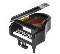 Glomora Adornos de Instrumentos Musicales de Piano en Miniatura de Tilo, Modelo de Mini Instrumento Musical de Piano en Miniatura para Adornos de Escritorio para el hogar de