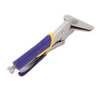 Glomora Alicates de punta de pato Glomora de 10 pulgadas con abrazadera de chapa metálica y tornillo ajustable de acero al carbono para reparación de automóviles.