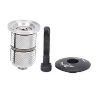 Glomora Auriculares para biciclo, auriculares de aleación de aluminio ligero, conector expansor de auriculares para bicicleta con tornillo de protección de vástago para bicicleta de montaña (HX02)