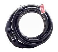 Glomora Bike Lock Cable,High Security 4 Digit Combination Coiling Bike Lock Heavy Duty Anti Theft Cable Locks for Mountain Bike