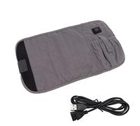 Glomora Cinturón Cálido para La Cintura, Cinturón Calefactor Eléctrico USB De 3 Engranajes para Aliviar El Dolor del Vientre, Columna Lumbar, Estómago con Correa Ajustable para Hombres Y Mujeres