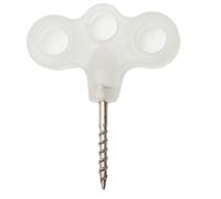 Glomora Clavos Luminosos para Cubierta De Camping, Estacas Luminosas para Cuerda De Tienda, Clavos De Tierra, Tornillos De 3 Ojos, Accesorios Fijos Estables De Acero Inoxidable para Acampar
