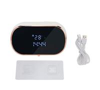 Glomora Dispensador Automático de Jabón Espumoso, Sin Contacto 350ml Recargable por USB con Sensor Inteligente, Montado en la Pared para Baño y Cocina, Adecuado para Zonas (Blanca)