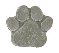 Glomora Dog Print Memorial Stone - Mascota personalizada Keeping to Garden Remembrance (Mossy Green)