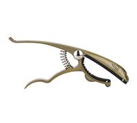 Glomora Guitar Capo, Zinc Ally Bronze Coloured Frog Shaped Capo, for Acoustic, Electric, and Classical Guitars, Ukuleles and Banjos