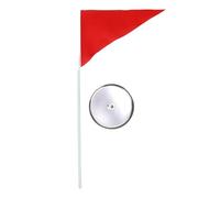Glomora Juego de Copas con Agujeros de Bandera para Putting Green Copa con Agujeros de Acero Inoxidable de Primera Calidad con asta de Bandera Suministros de Entrenamiento de Golf