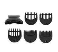 Glomora Kit de 5 Piezas Cabezales de Corte y Peines Guía Compatible con Series 3, para Maquinilla Eléctrica Masculina - Recambio Resistente, Ajustable para Todo Tipo de Barbas