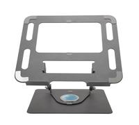 Glomora Laptop Stand Adjustable Angle Height Non Slip Base Metal Notebook Riser Holder for Tablet Mobile Phone Ergonomic Computer Stand for Home Office Work Study