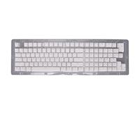 Glomora Mechanical Keyboard Keycaps, PBT 114 Keys Set, OEM Highly Two Color Injection Molded Translucent Keycaps (Mini White)