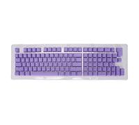 Glomora Mechanical Keyboard Keycaps, PBT 114 Keys Set, OEM Highly Two Color Injection Molded Translucent Keycaps (Mini Purple)