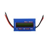 Glomora Medidor de Vatios RC Profesional Medidor de Potencia CC Todo en uno Medidor de amperios de voltios para RC Hobby Solar Barco RV Respaldo de batería 0-60 V 100 A