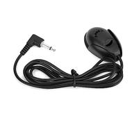 Glomora Microfono Coche Externo 3.5mm, Micrófono Externo para Coche con Cable 3M, Mejora Llamadas Hands-Free, Compatible con Sistemas de Audio, GPS, Bluetooth, Radio, DVD y Estéreo de Coche (Negro)
