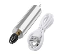 Glomora Mini bolígrafo grabador eléctrico, herramienta de grabado rotativa multifuncional alimentada por USB para hacer joyas, decoración del hogar, artesanía en metal con negro