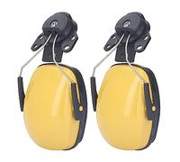 Glomora Orejeras para Cascos De Seguridad, Plegable Protector auditivo pasivo, Accesorio De Reducción De Ruido para Cascos, Protección Auditiva para disparar maquinaria de construcción de trabajo