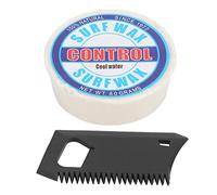 Glomora Parafina antideslizante portátil para monopatín, con peine de cera para surf o monopatín (cera)