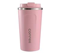 Glomora Smart Tempermo Display Coffee Copa Portable 304 Copa de aislamiento de acero inoxidable Estilo simple Generación de colores puros 2do (380 ml)