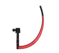 Glomora Swing Trainer, Ayuda para el Entrenamiento de Swing Entrenador de Postura de Swing Estabilidad de Agarre Ajustable Guía Visual de Doble Color Mejora el ángulo de Giro para (Negra)