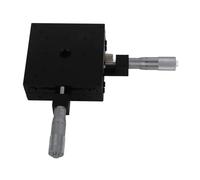 Glomora XY SEMY100 - Micrómetro de CA de precisión manual de precisión lineal de etapa de desplazamiento de desplazamiento de rodamiento, mesa deslizante, guía de rodillos cruzados XY 100 x 100 x 40