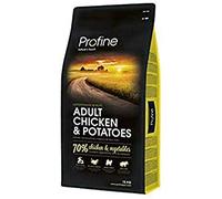 Glooke Selected Adult Pollo y Patatas Alimento Perro Seco Premium, Multicolor, Única