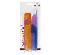 Glooke Selected Juego de 12 Peines Surtidos X8 Piezas casre4791 Productos para el Cabello, Multicolor, única
