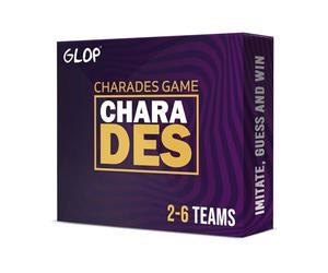 Glop Charades - Games For Adults - Family Board Games for Adults and Kids Ages 8 and Up - Party Games for 2 to 6 Teams - Card Games - Family Games - Board Game