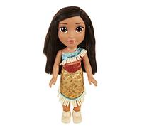 Glop Games Muñeca Toddler 35 cm - POCAHONTAS - Princesas Disney - alucina con su increíble vestido, color multicolor con glitter y con todo lujo de detalles (Jakks Pacific 55048), Multicolor con Glitter y con Todo Lujo de Detalles