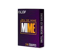 Glop Mime | Edifión en Francés | Juegos de Mesa de Mímica y Gestos para Adulto y Niño | Juegos de Cartas Familiares y Divertidos con Estrategia para Adivinar Palabras, Niños +8 años