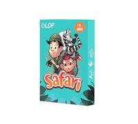 Glop Safari, Juegos de Mesa Niños 6-99 Años - Juego de Cartas Familiares - Juego de Mesa 2-6 Jugadores - Partidas Rápidas y Divertidas - Regalo Niño y Niña 6,7,8,9,10 años cumpleaños y Papá Noel