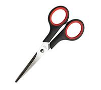 Glorex 5 2001 27 - Tijeras de mano de acero inoxidable, longitud aprox. 13 cm con mango suave para cortar hilos, cintas y tela