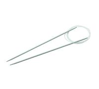 Glorex 5 2005 00 - Aguja circular 25 mm 80 cm de longitud ideal para labores circulares o planas