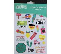 GLOREX 6 1216 400 Summer Fun - Libro de pegatinas (6 páginas), multicolor