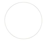 GLOREX 6 1294 213 - Aro de metal para manualidades con un diámetro de aprox. 60 cm revestido de blanco ideal para atrapasueños macramé decoraciones murales y floristería