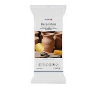 GLOREX 6 1780 708 - Keramiton, terracota 1000 g, plastilina sin conservantes