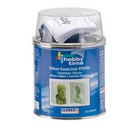 Glorex 6 2407 405 - Caucho de Silicona RTV NV Baja viscosidad 500 g Masa para moldear