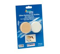 Glorex 6 2407 431 - Silicona para modelar 2 - componentes para la fabricación de moldes 2 x 40 g adecuada para moldear objetos pequeños