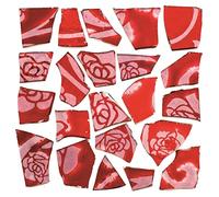 Glorex 6 2495 004 - Retro-Mosaic 100g rojo/plateado