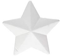 GLOREX 6 3803 824 poliestireno Estrella, poliestireno, Blanco, 20 x 20 x 5 cm