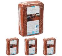Glorex 6 8073 005 - Arcilla para alfarería sin matizar 5 kg en Terracota Lisa y fácil de Trabajar sin Contenido de Arcilla refractaria endurecimiento al Aire y cocción (Paquete de 4)