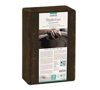 Glorex 6 8073 705 - Arcilla de cerámica sin refractar, 5 kg, color negro, para rueda de alfarero