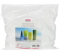 Glorex 6 8601 0 - Cera en gránulos en Forma de Pastilla 1000 g Cera para Velas a Base de parafina para la fabricación de Velas Lista para Usar