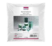 Glorex 6 8601 7 estearina para cera, 500 g, color blanco